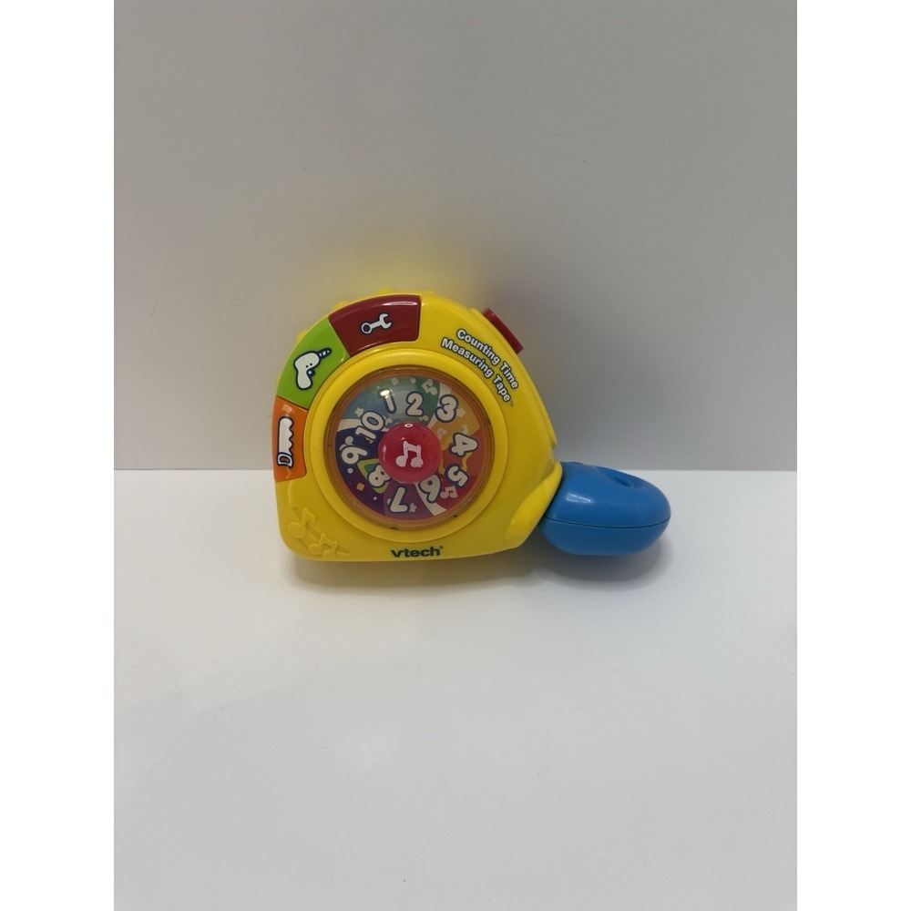 VTech 1-2-3 Measure Tape Learning Toy Lights Sounds Counting Retractable Fabric